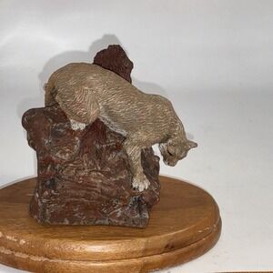 The Bronze Menagerie Americana Collection Cougar Sculpted By Carter Jones 1980